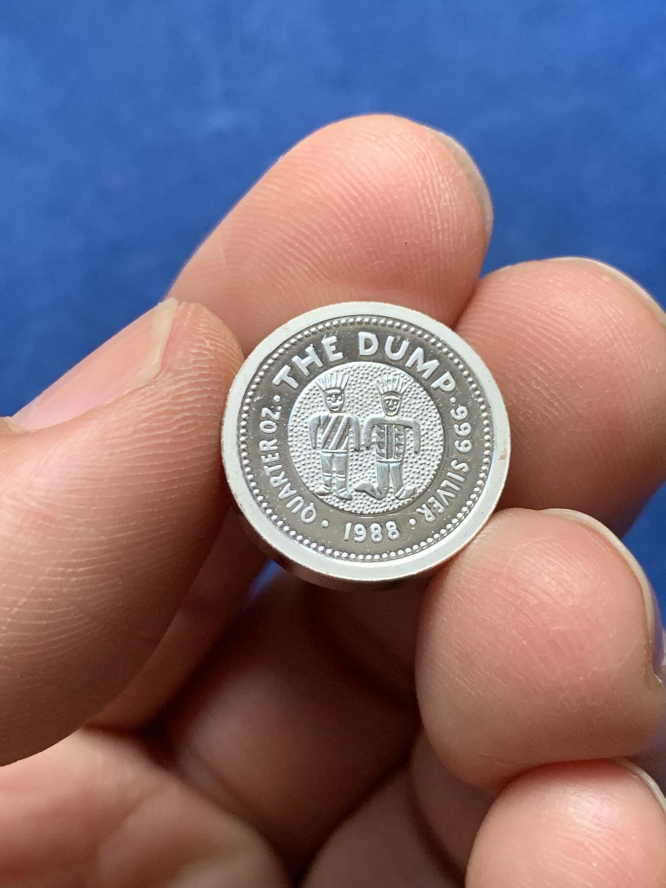 《竞宝斋》第474场 周日，周一 2场连拍 （全场包邮）欢迎送拍 澳大利亚1988年子母币 总重约39.8克 925银