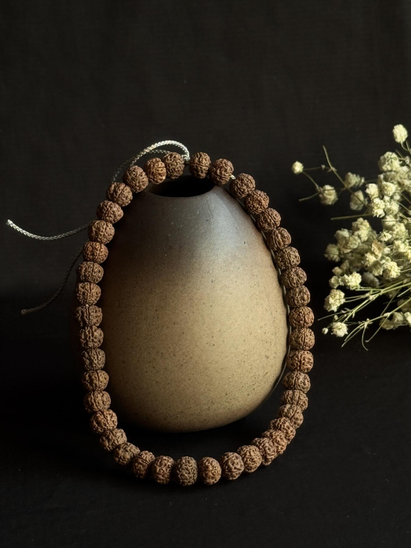 零元拍：平细 金刚手持手串，约9.5/7.3MM