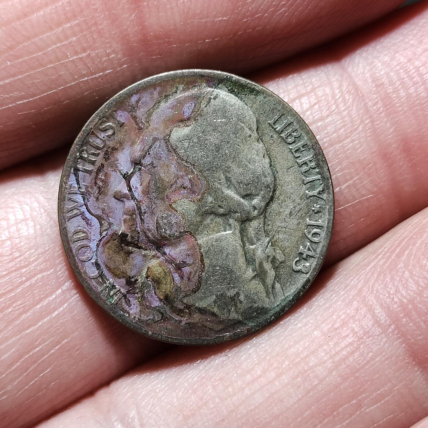 中外钱币第九场 美国杰斐逊战时5美分银币13