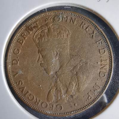 沼泽如烟--第1033场 - 澳大利亚1920年1便士