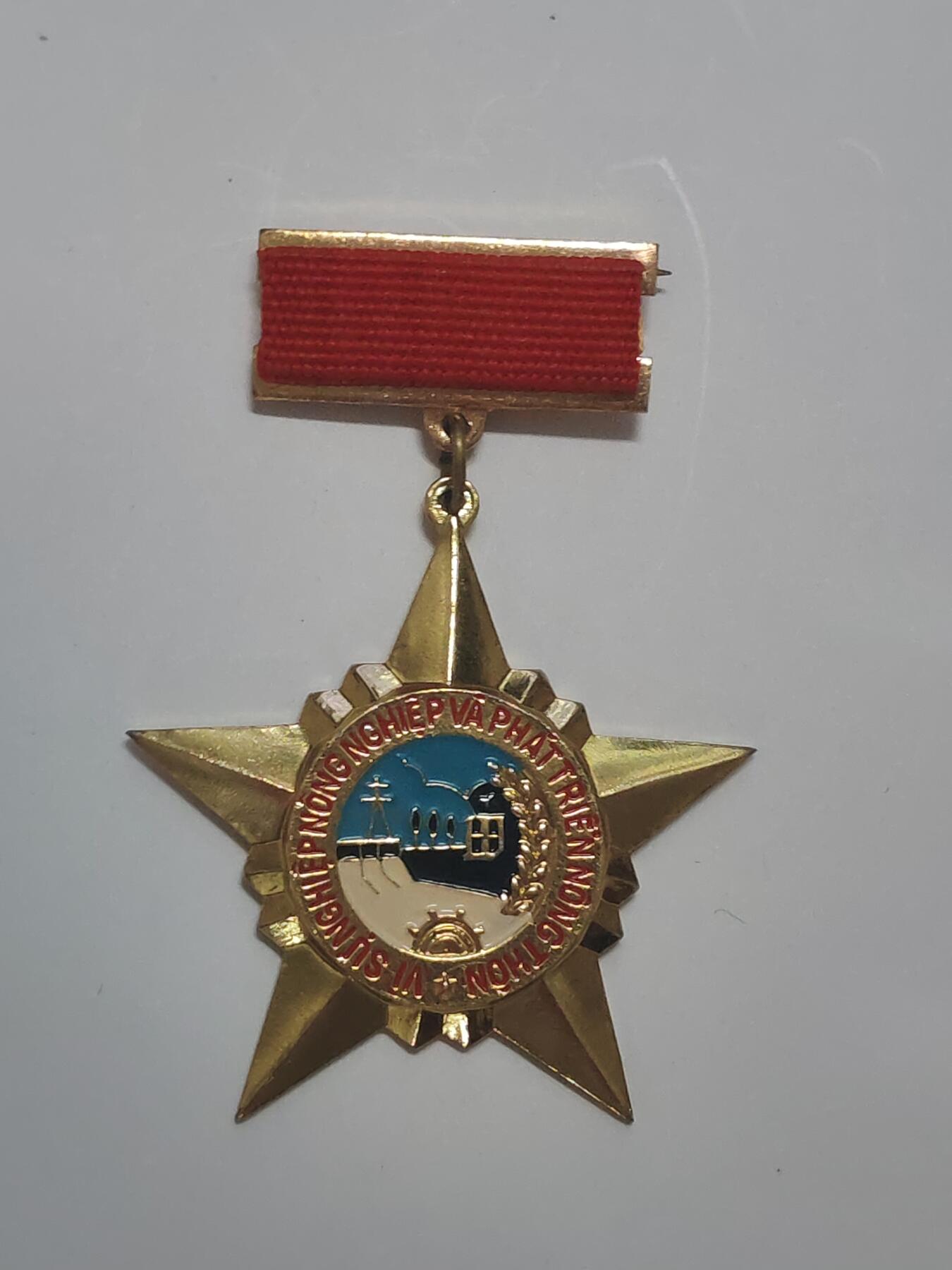 韵星假日军品类拍卖第48期 -- Rimey Holidays Militaria Auction 48 越南社会主义共和国为农业与农村事业发展做出贡献奖章