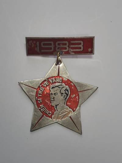 韵星假日军品类拍卖第48期 -- Rimey Holidays Militaria Auction 48 - 越南社会主义共和国1983年青年光荣战士奖章 中越边境战争时期