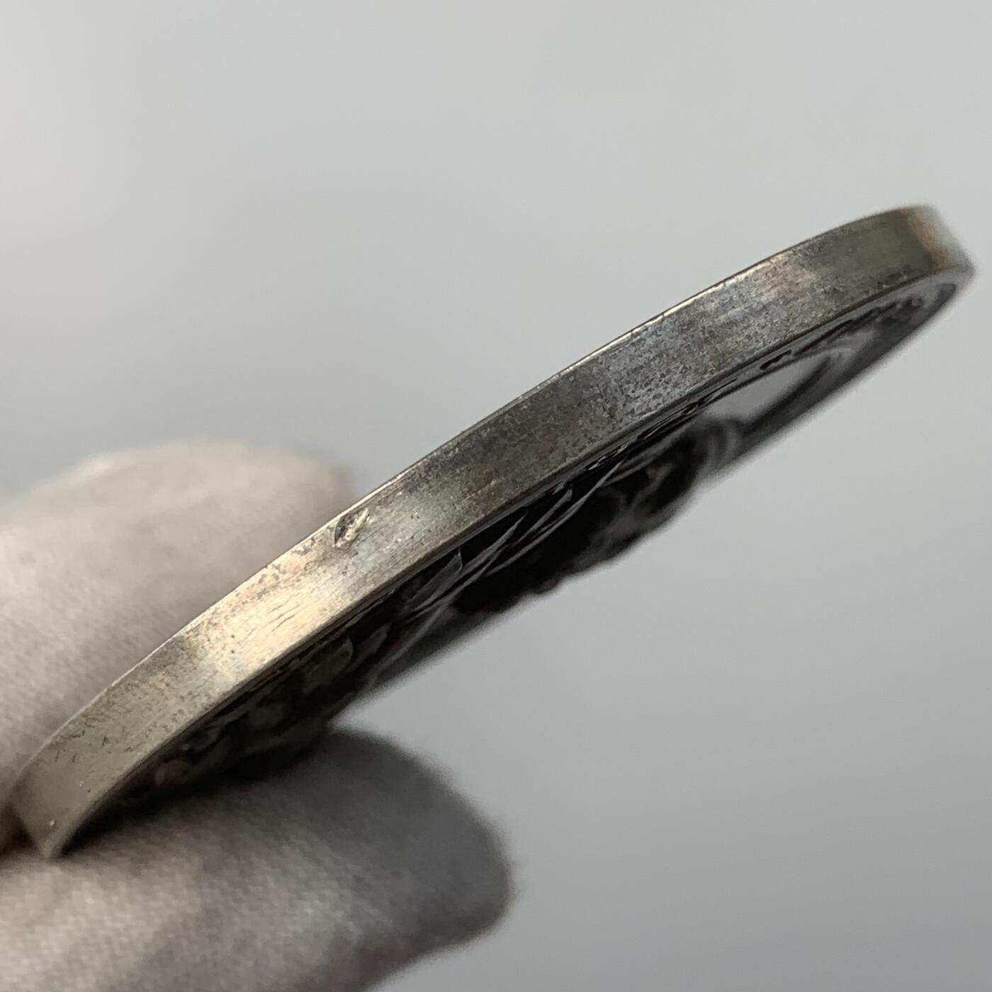 掌中浮雕-藏着的欧洲第056场 1898年萨克森国王阿尔贝特一世登基25周年纪念银章，50.4mm, 48.2g