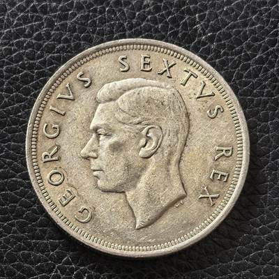 道一币馆币章第一百七十二场 - 南非1952年开普敦被发现300周年5先令银币  28.28g 500s