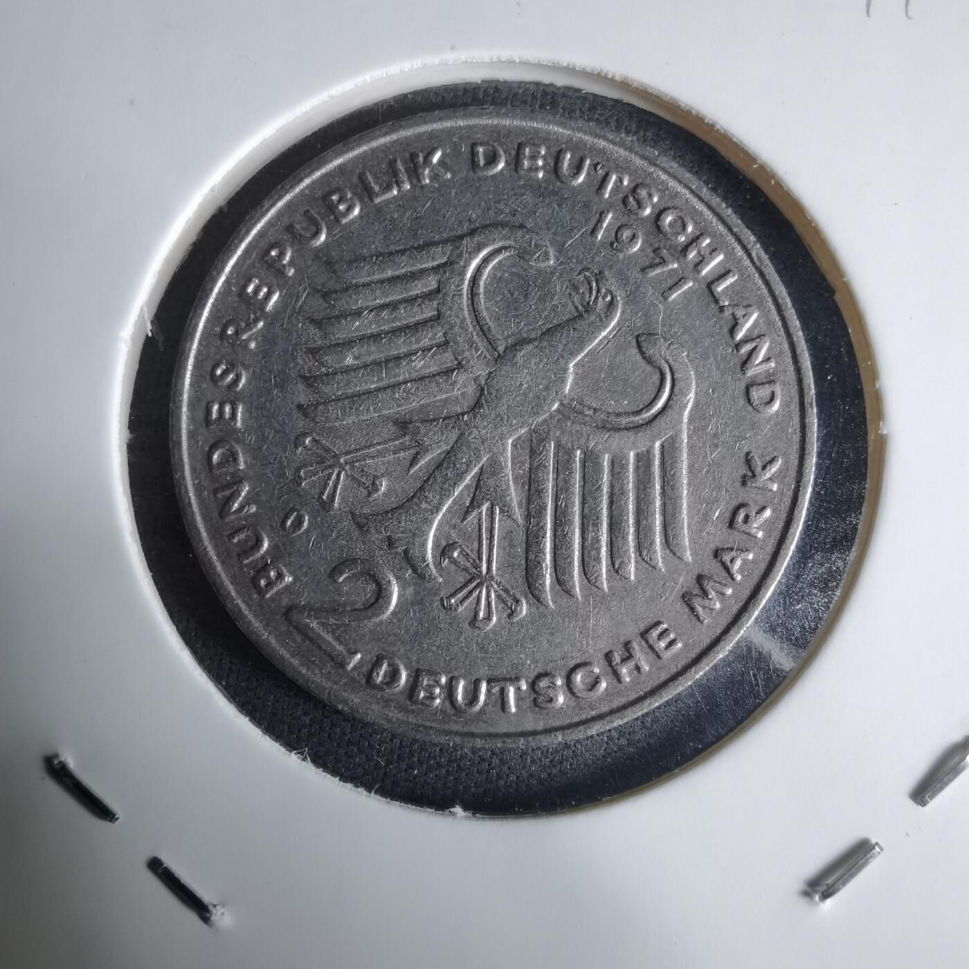 沼泽如烟--第1029场 德国1971年2马克