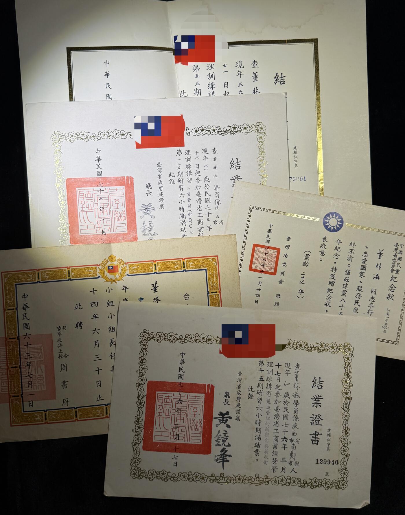 戎马世界章牌大赏，第112期 民国证书一组