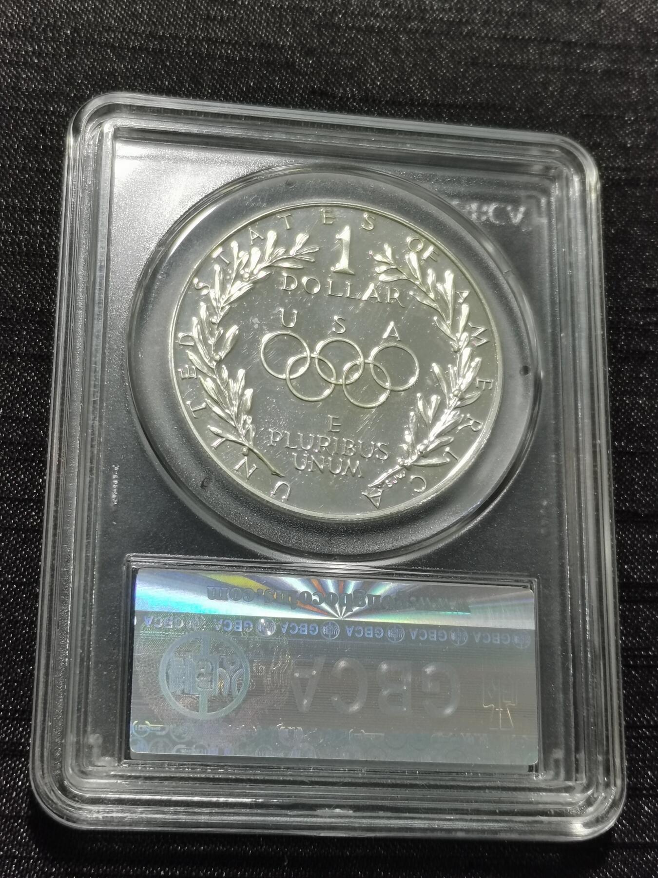 天下钱庄专场欢迎参拍 美国汉城奥运会一美元银币