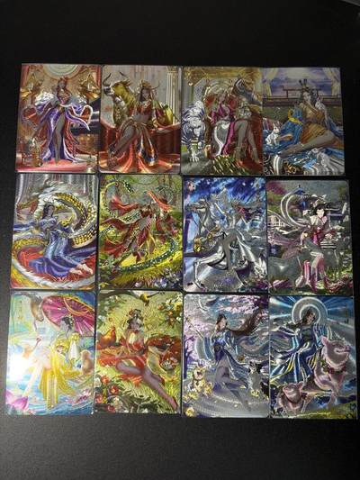 NO.28 好又多金牌大场，每周一站式配齐，方便凑单！（周6晚9点截拍，卖家送拍0抽成！） - 【套卡】百里卡牌 荡寇志特卡 十二生肖 粗闪12张一套