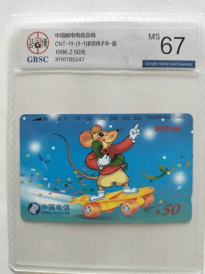 奇珍异宝评级卡（3月24日晚21:30结拍） - 公博67分鼠卡