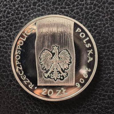 道一币馆币章第一百七十二场 - 波兰2006年哈乔沃的教堂20兹罗提彩绘精制银币 28.28g 925s