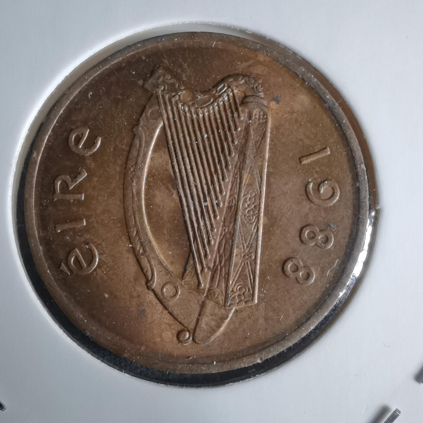 沼泽如烟--第1029场 爱尔兰1988年2便士