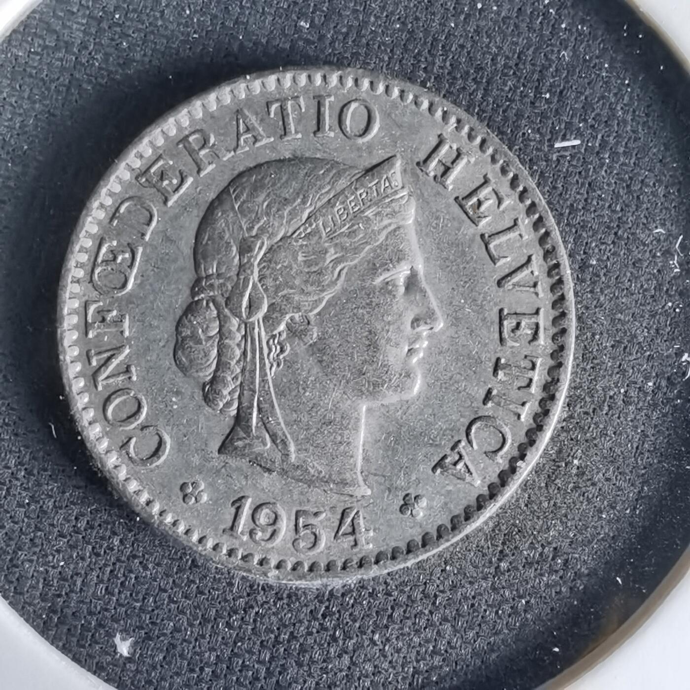 沼泽如烟--第1033场 瑞士1954年五分