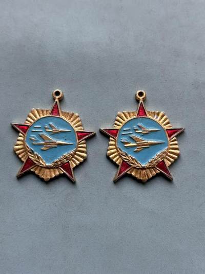 盛世勋华——号角文化勋章邮票专场拍卖第310期 - 苏联光荣飞行员证章 2枚