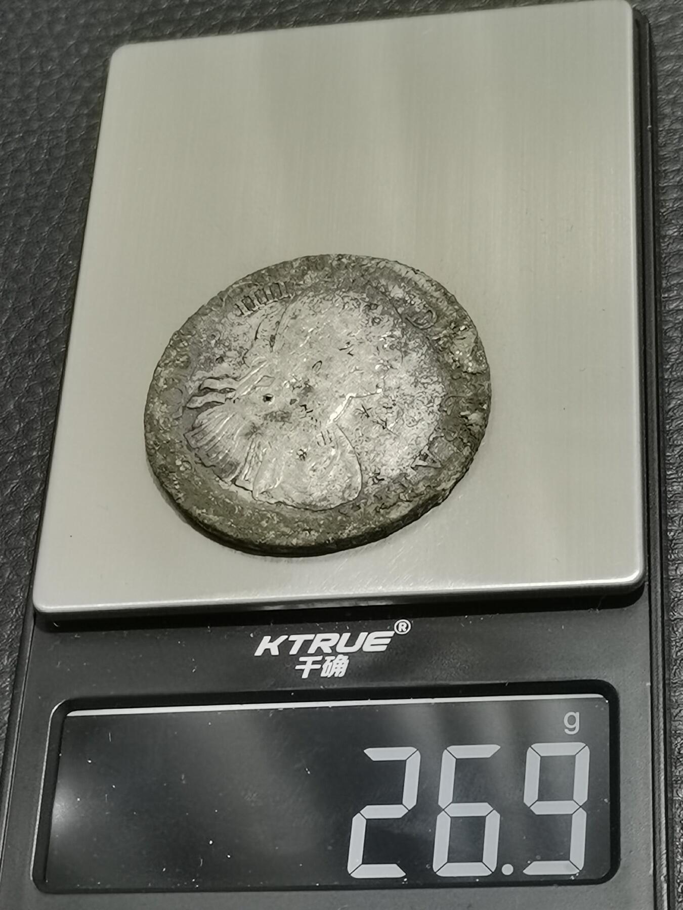 天下钱庄专场欢迎参拍 西属墨西哥卡四老双柱银币