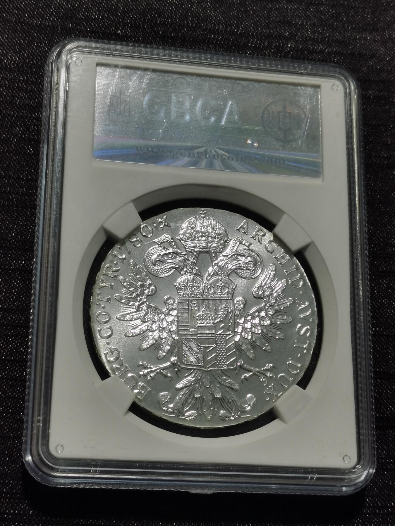 天下钱庄专场欢迎参拍 奥匈帝国大奶妈银币，官方后铸