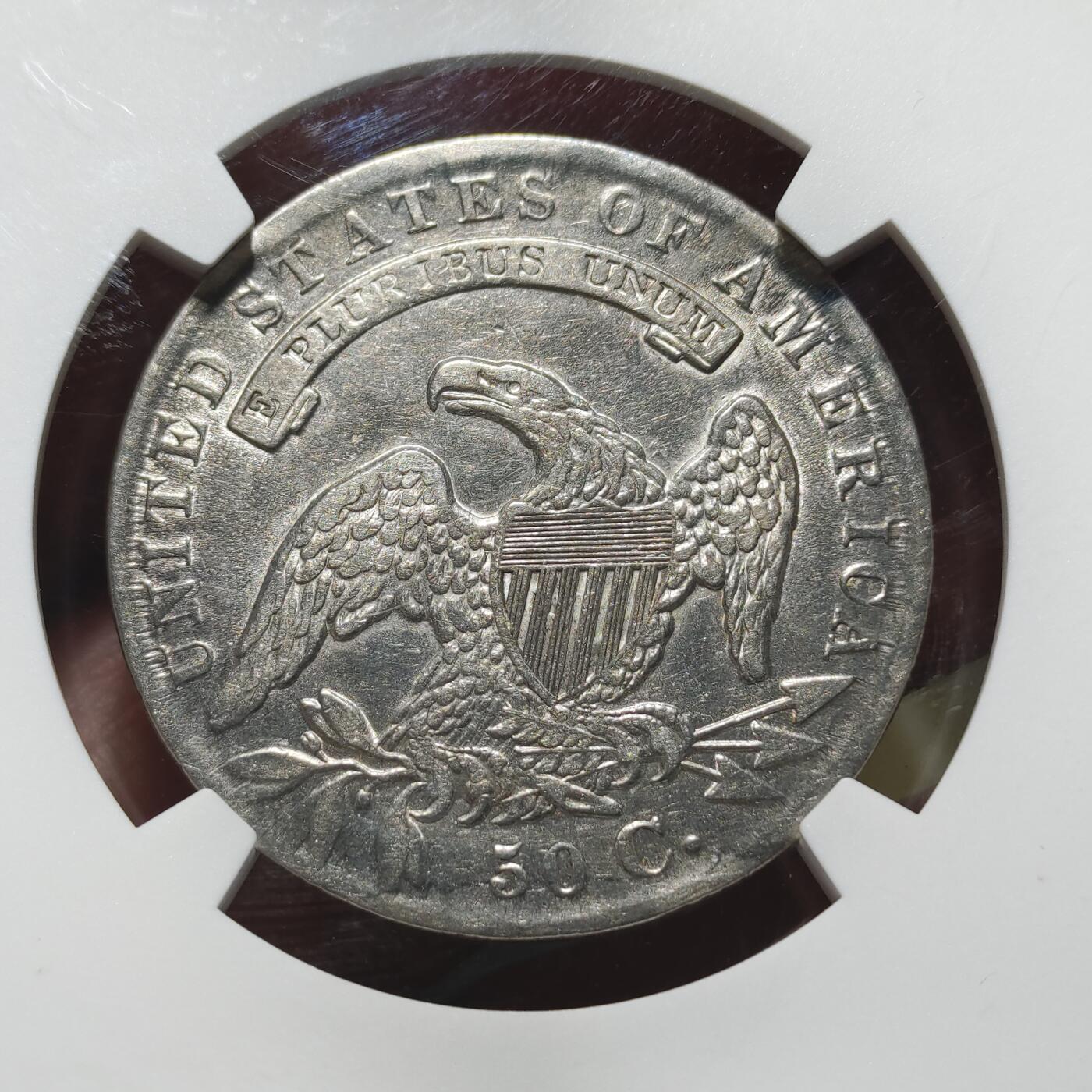 中外钱币第九场 NGC-XF美国1836年50美分银币