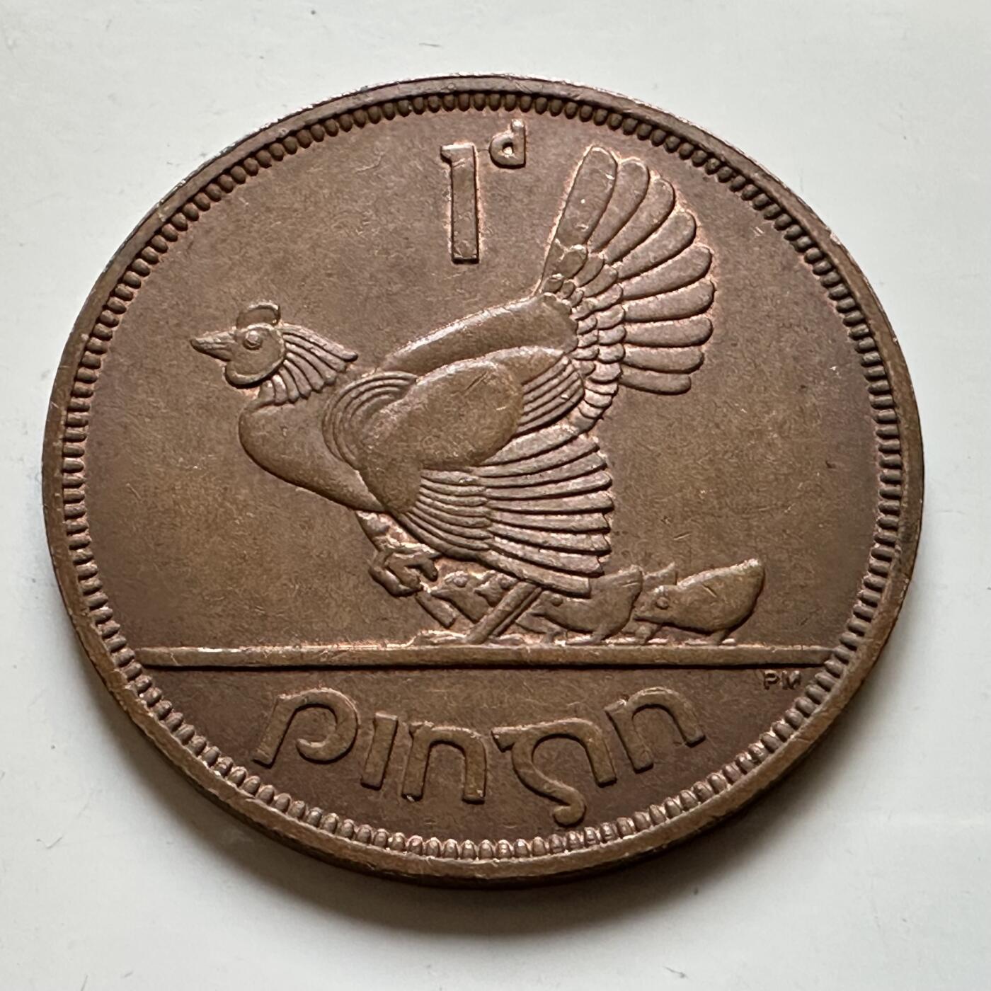 🌹外币初藏🌹🐯2026年第34场   每周二四六晚8️⃣点 接代拍 爱尔兰 1965年 1便士