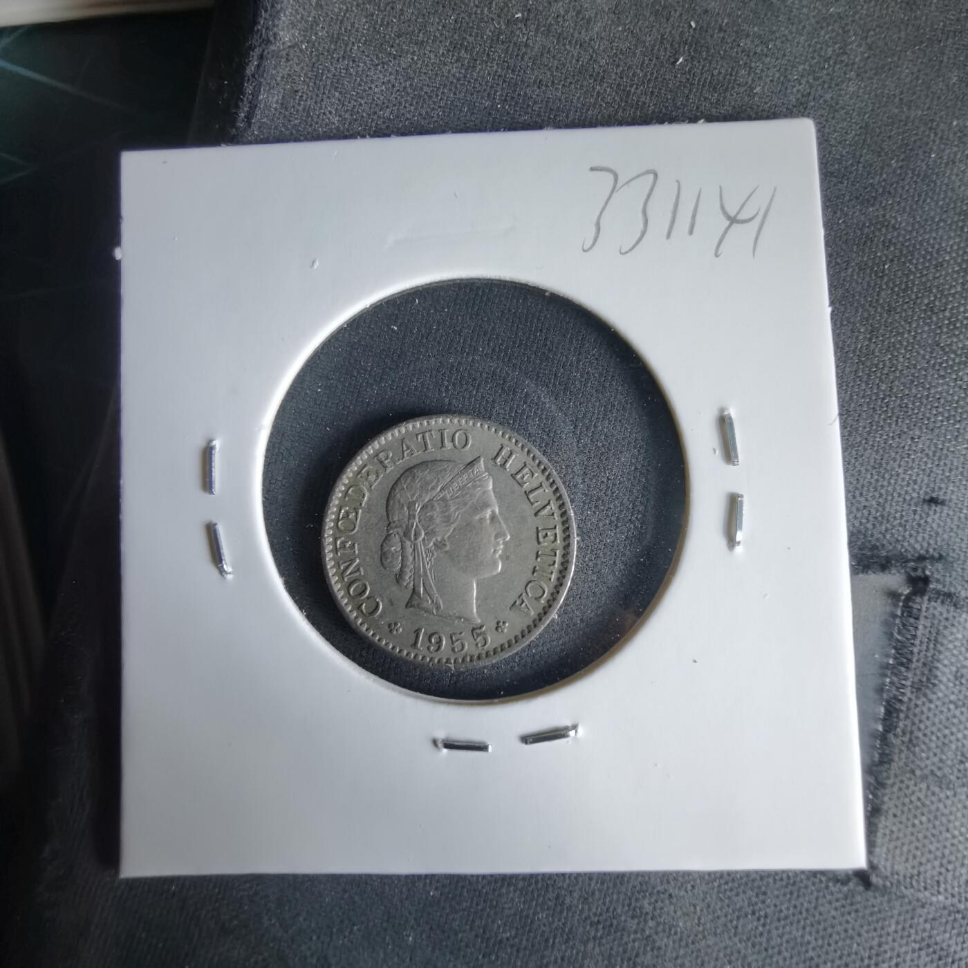 沼泽如烟--第1033场 瑞士1955年五分