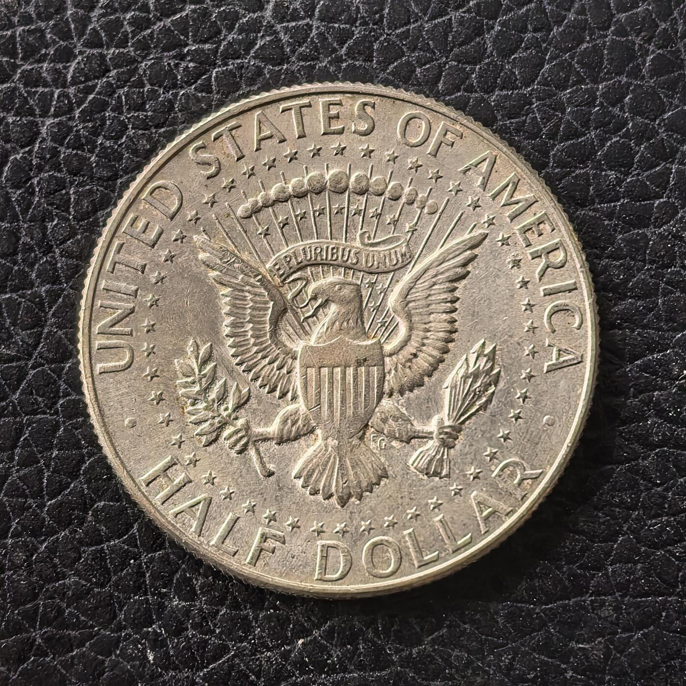 道一币馆币章第一百七十一场 美国1965年肯尼迪半美元银币  11.4g 400s