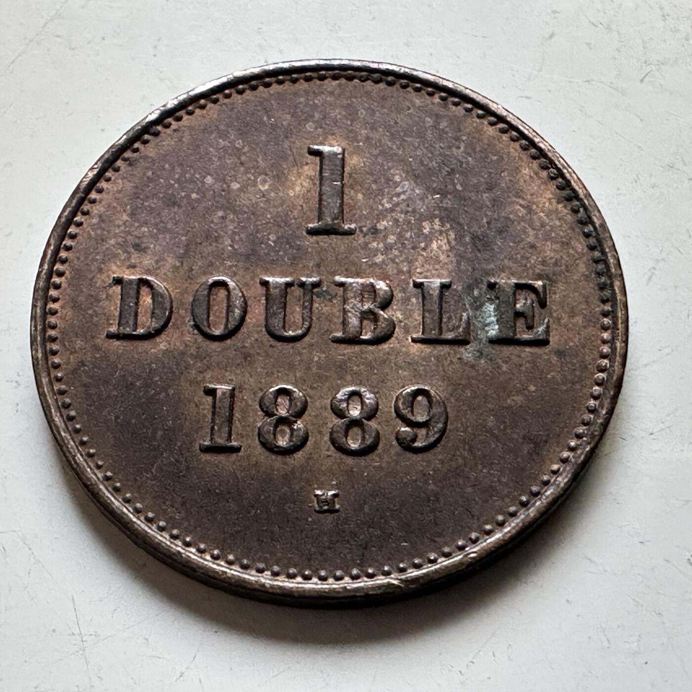 🌹外币初藏🌹🐯2026年第34场   每周二四六晚8️⃣点 接代拍 根西岛 1889年 1道布