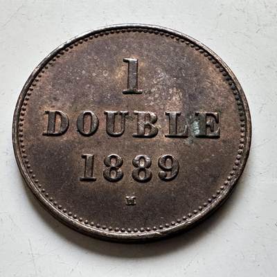 🌹外币初藏🌹🐯2026年第34场   每周二四六晚8️⃣点 接代拍 - 根西岛 1889年 1道布