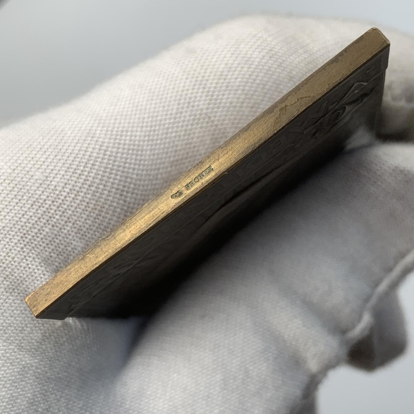 掌中浮雕-藏着的欧洲第056场 法国《冥想》大铜章，49.3*62.3mm，Georges Dupré乔治·杜普雷 (1869–1909)作品，原盒