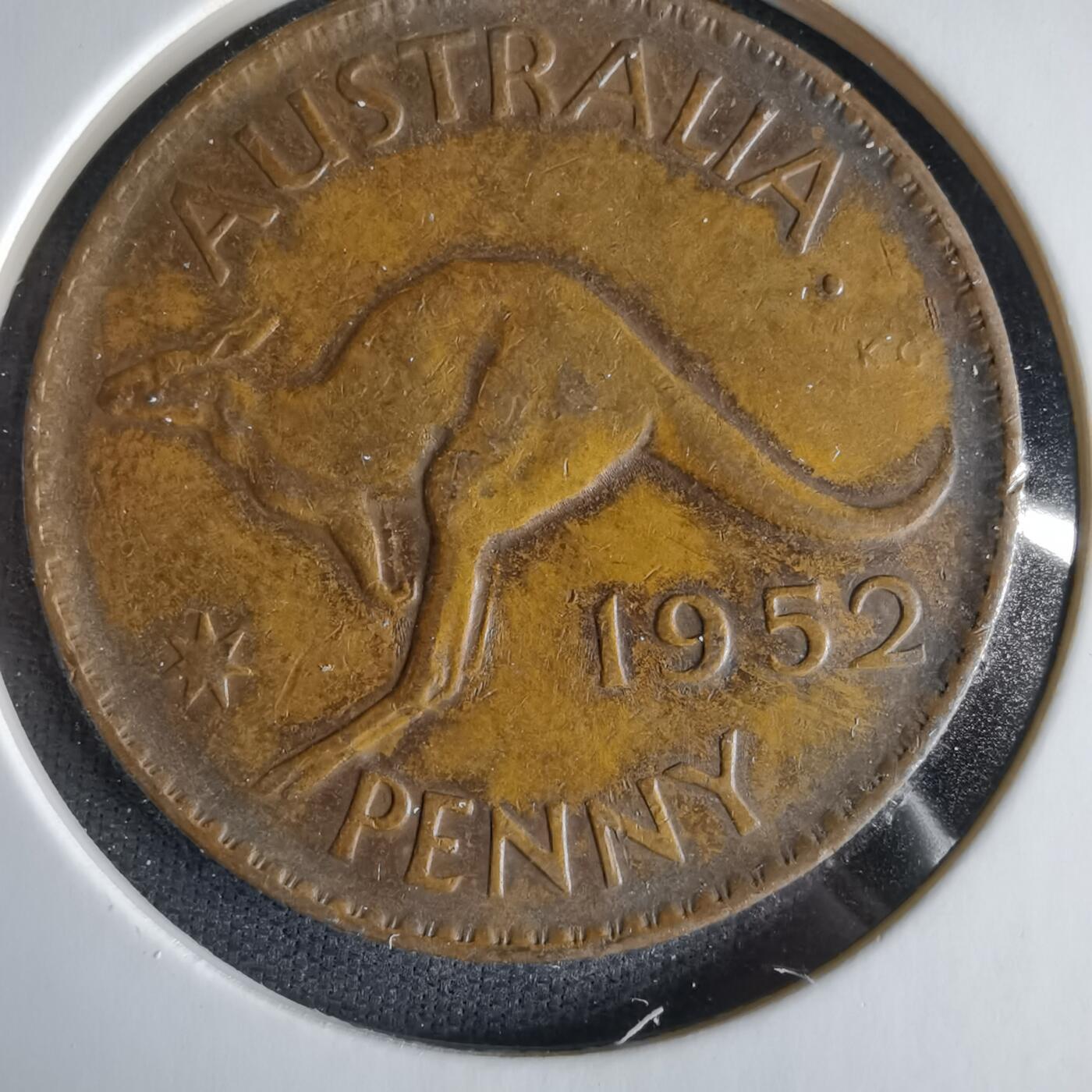 沼泽如烟--第1033场 澳大利亚1952年1便士