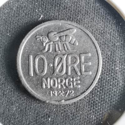 沼泽如烟--第1033场 - 挪威1972年10欧尔