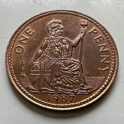 🌹外币初藏🌹🐯2026年第34场   每周二四六晚8️⃣点 接代拍 - 英国1987年铁桥峡谷博物馆 1便士Token 