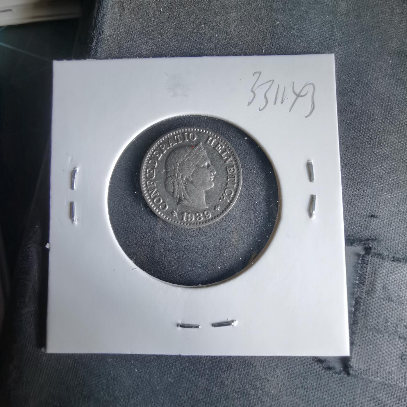 沼泽如烟--第1033场 瑞士1939年五分