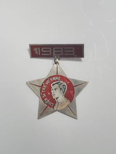 韵星假日军品类拍卖第48期 -- Rimey Holidays Militaria Auction 48 - 越南社会主义共和国1983年青年光荣战士奖章 中越边境战争时期