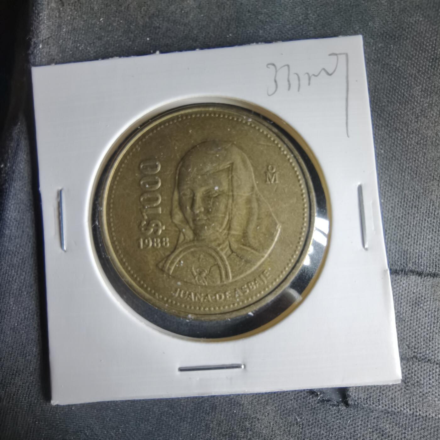 沼泽如烟--第1033场 墨西哥1988年1000比索