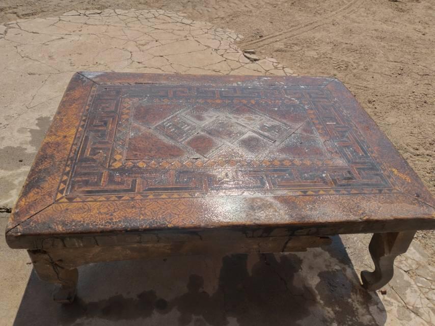 清代满族祖传坑桌