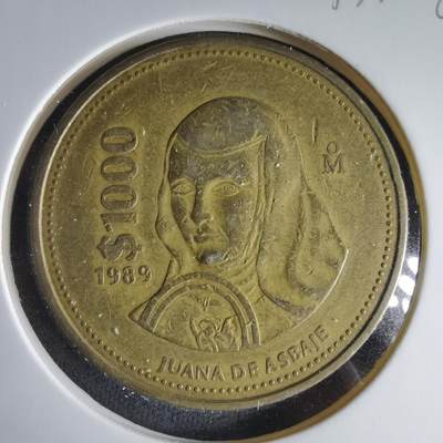 沼泽如烟--第1033场 - 墨西哥1989年1000比索