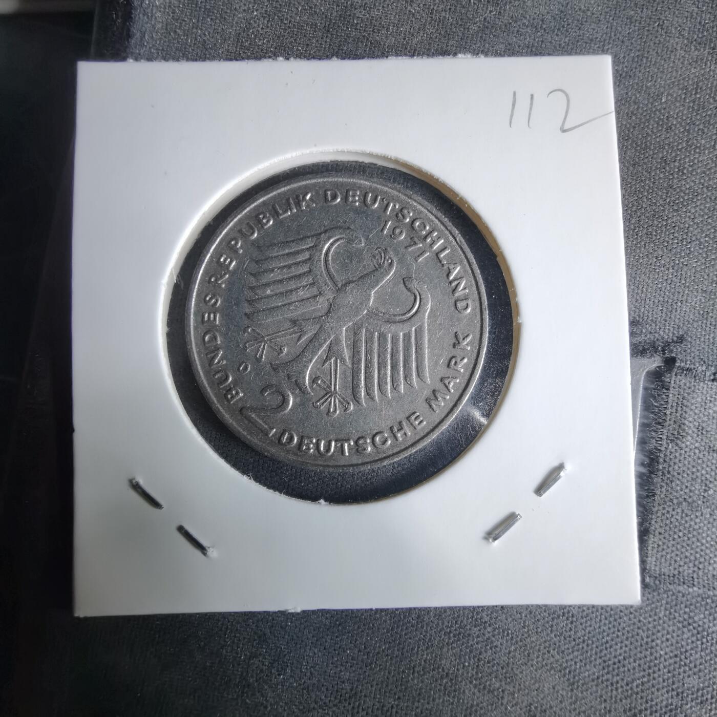 沼泽如烟--第1029场 德国1971年2马克