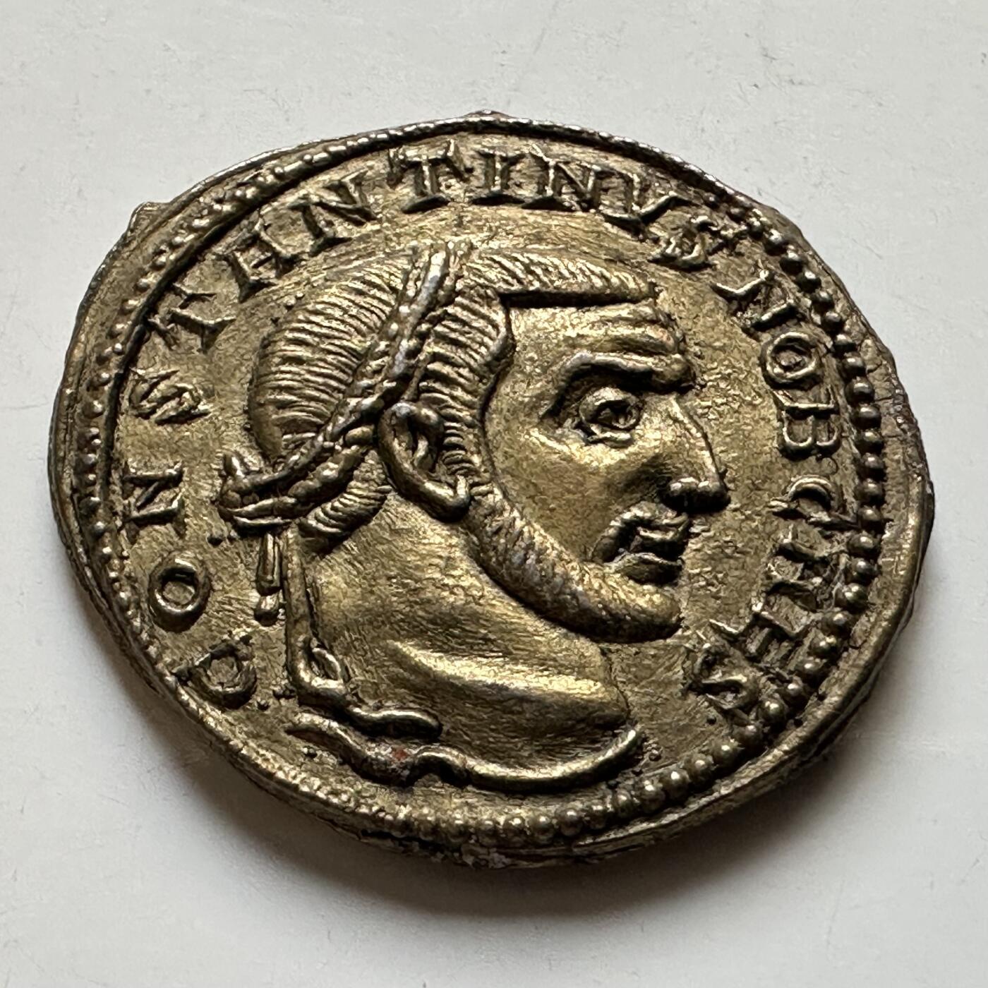 🌹外币初藏🌹🐯2026年第34场   每周二四六晚8️⃣点 接代拍 罗马帝国 君士坦丁一世 280-337年 富利铜币 现代复刻版 