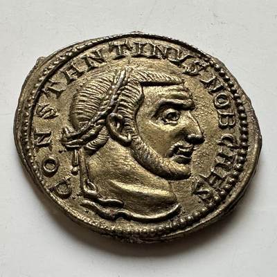 🌹外币初藏🌹🐯2026年第34场   每周二四六晚8️⃣点 接代拍 - 罗马帝国 君士坦丁一世 280-337年 富利铜币 现代复刻版 