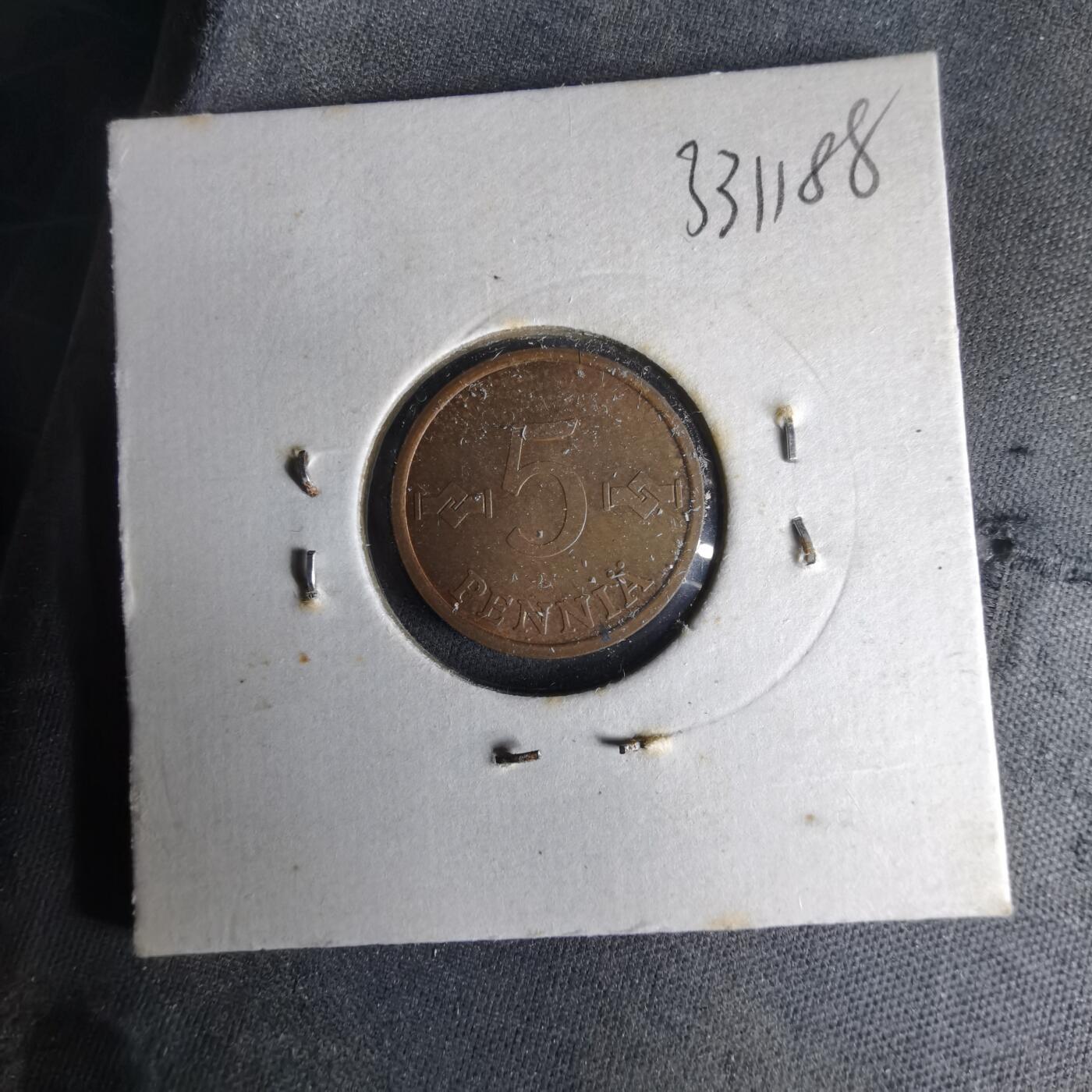 沼泽如烟--第1033场 芬兰1972年5芬尼