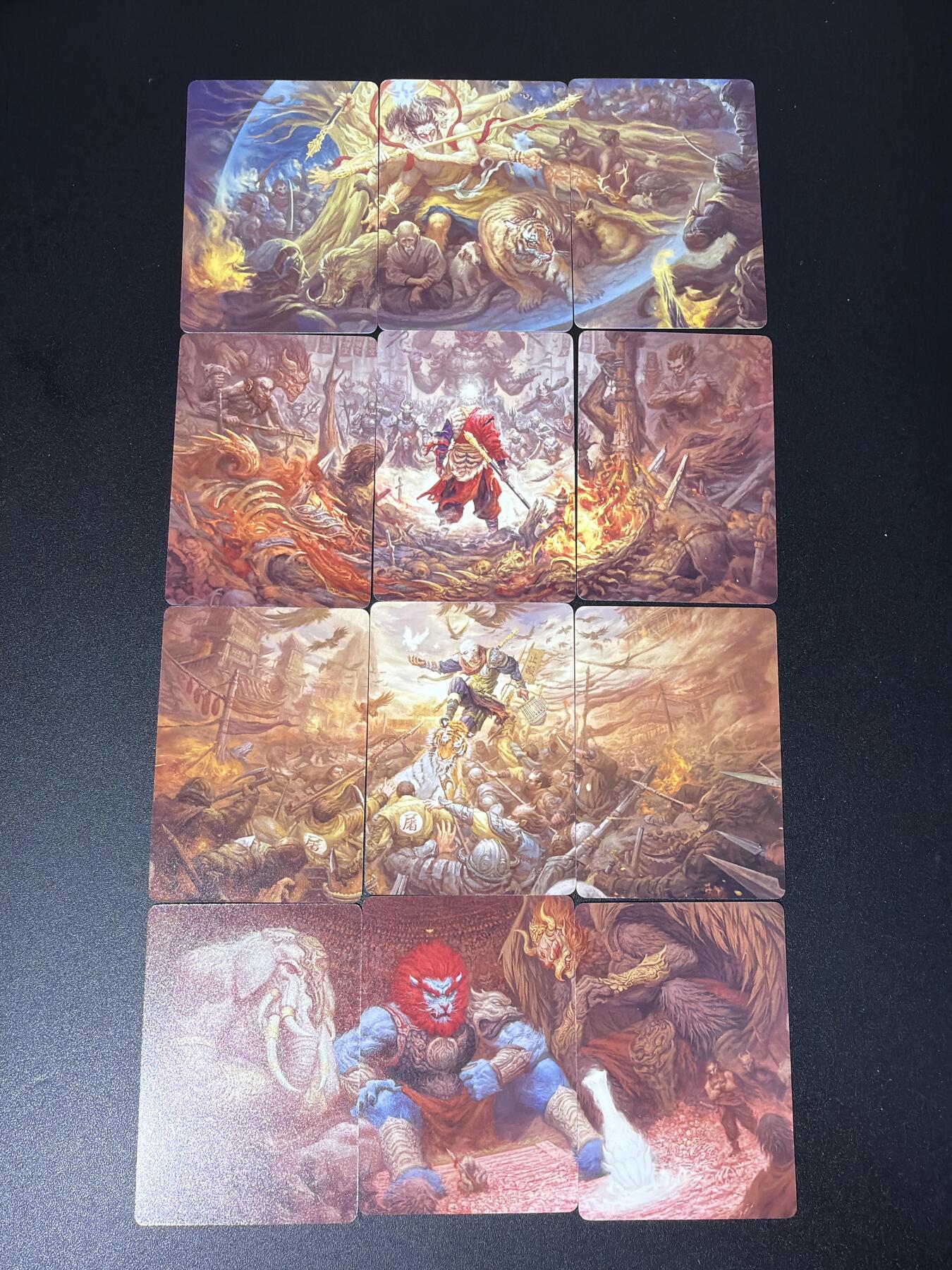 NO.28 好又多金牌大场，每周一站式配齐，方便凑单！（周6晚9点截拍，卖家送拍0抽成！） 【套卡】焱卡文化 燎原 问道东方 绘藏作品 无胜 狮驼岭 3拼4组 12张 普卡