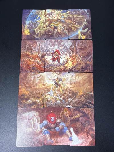 NO.28 好又多金牌大场，每周一站式配齐，方便凑单！（周6晚9点截拍，卖家送拍0抽成！） - 【套卡】焱卡文化 燎原 问道东方 绘藏作品 无胜 狮驼岭 3拼4组 12张 普卡