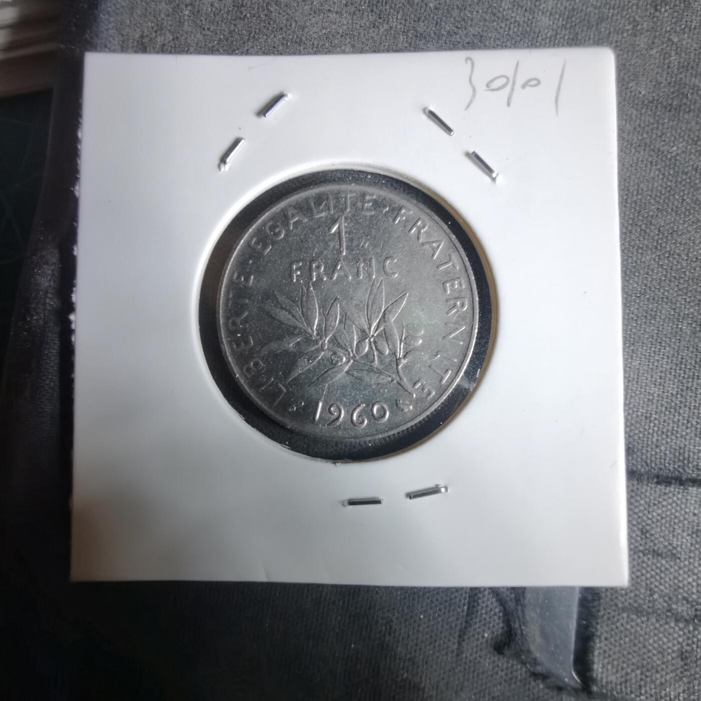 沼泽如烟--第1030场 法国1960年1法郎