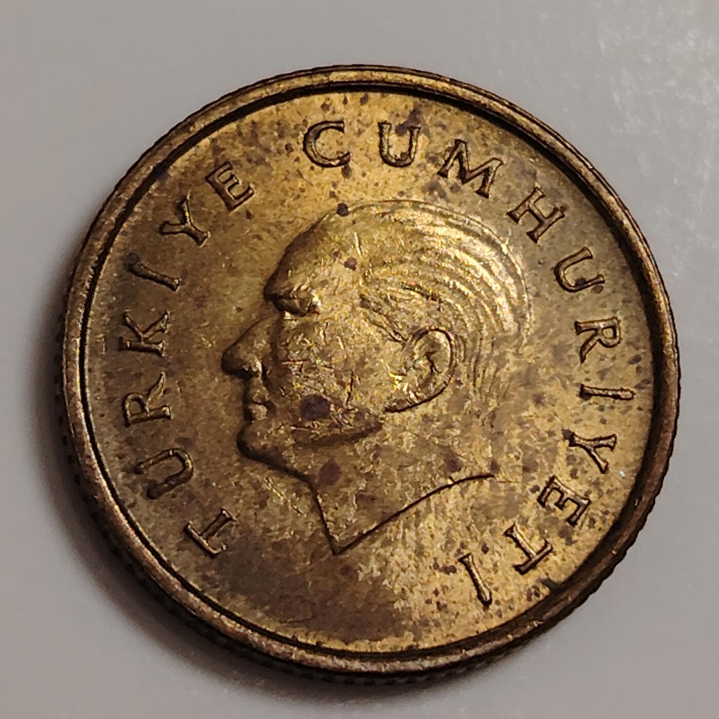 布加迪🐬～世界钱币(上海)🌾第 283 期 /  各国套币和散币 土耳其🇹🇷 1988年 50里拉