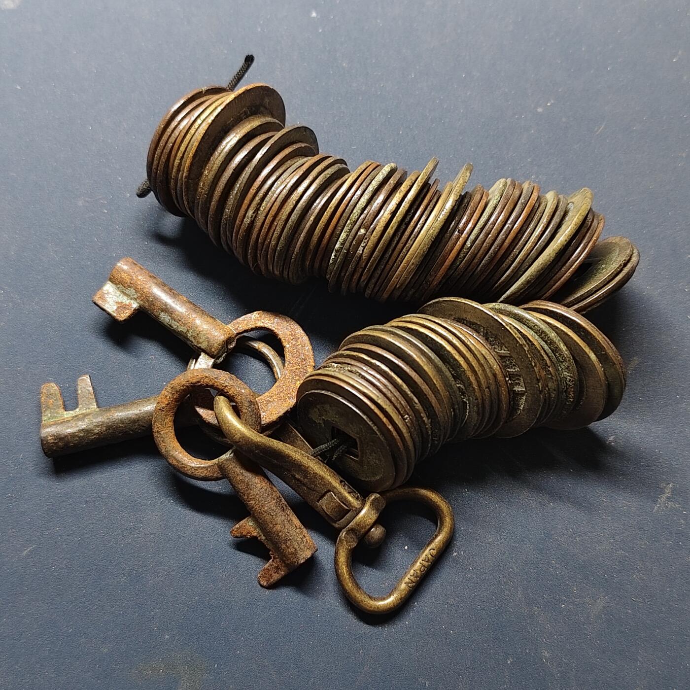 【全场包邮】纯粹捡漏拍515场 【批量】日本整串宽永通宝（重309克）一组