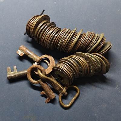 【全场包邮】纯粹捡漏拍515场 - 【批量】日本整串宽永通宝（重309克）一组