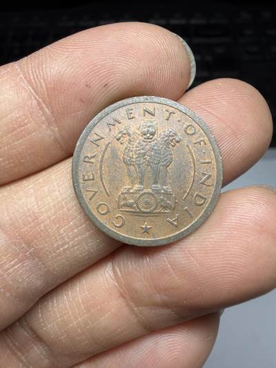 2026年集古藏今外币拍卖第三期-第8场—（总第318拍），可以寄存60天，满160元包邮。 - 1953年印度1派沙