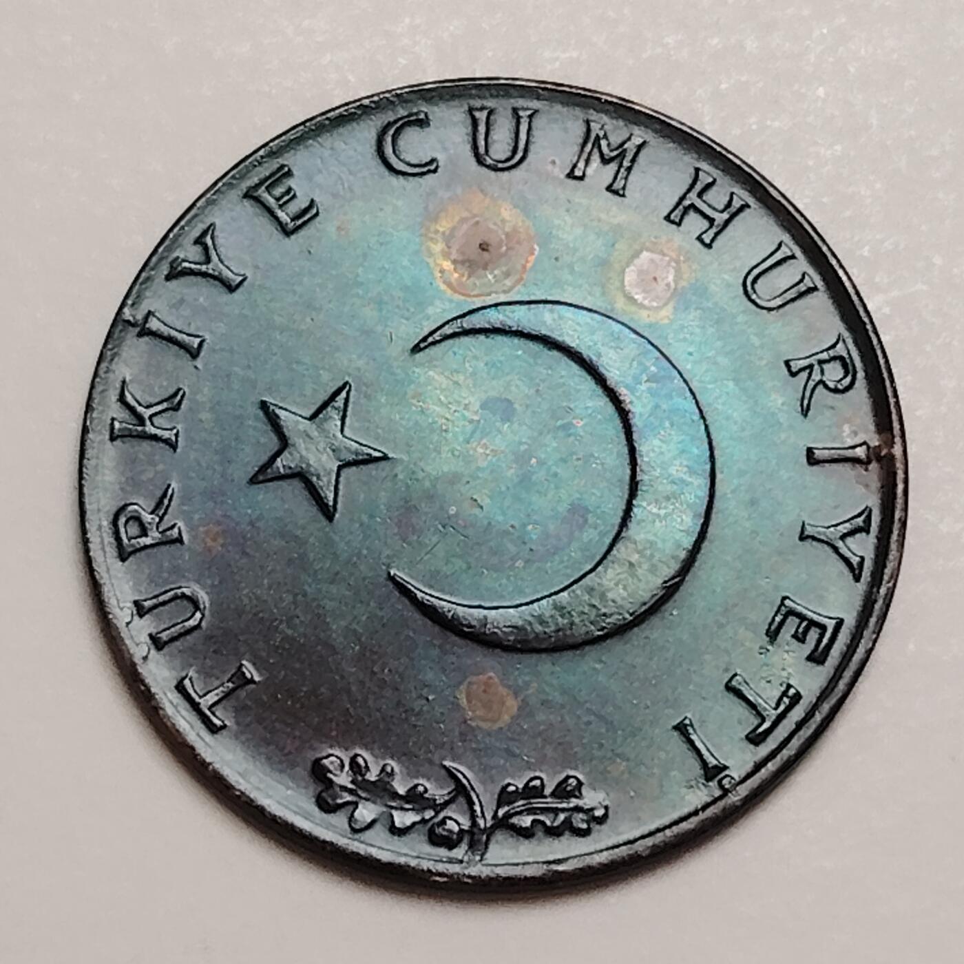 布加迪🐬～世界钱币(上海)🌾第 283 期 /  各国套币和散币 土耳其🇹🇷 1974年 10库鲁斯