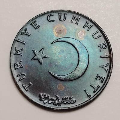 布加迪🐬～世界钱币(上海)🌾第 283 期 /  各国套币和散币 - 土耳其🇹🇷 1974年 10库鲁斯