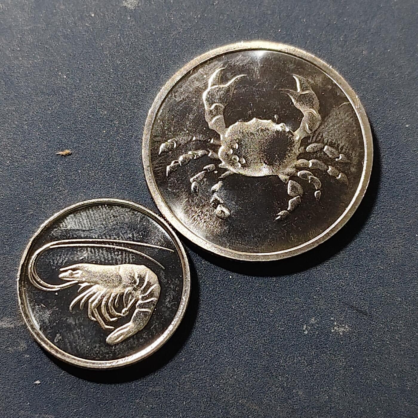 【全场包邮】纯粹捡漏拍514场 科里斯科岛2013年2枚PL商业币