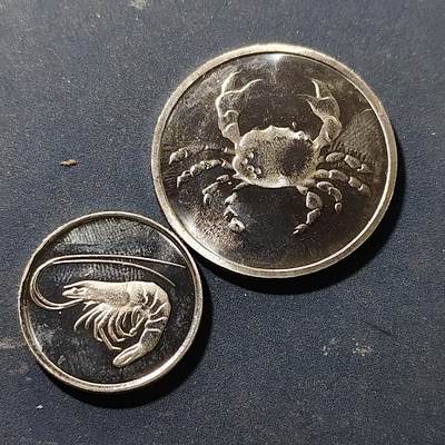 【全场包邮】纯粹捡漏拍514场 - 科里斯科岛2013年2枚PL商业币