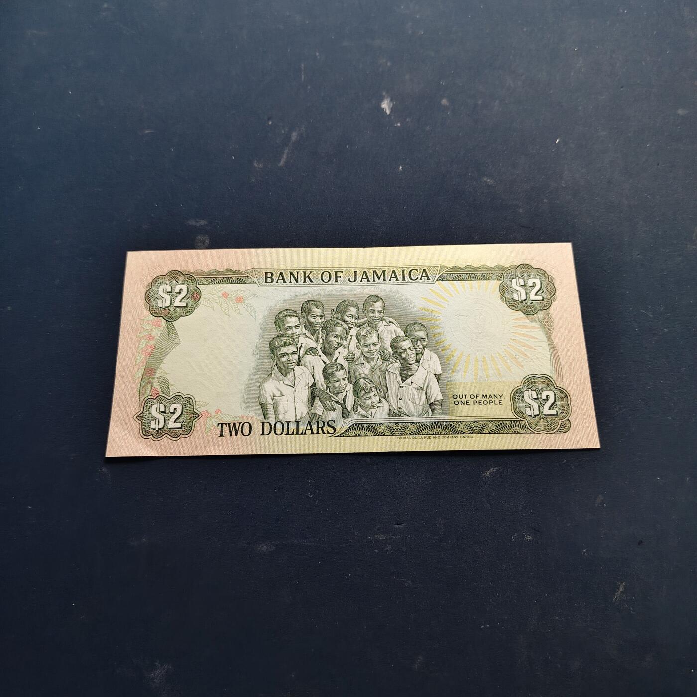 【全场包邮】纯粹捡漏拍514场 【纸钞】牙买加2元FAO近全新纪念钞